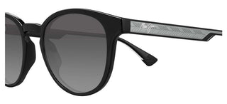 Maui Jim Hiehie Mj0636s Unisex Black Squared Sunglasses
