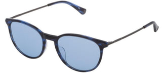 Police HIGHWAY 5 SPL474 unisex Blue Round Sunglasses