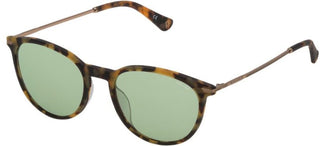 Police HIGHWAY 5 SPL474 unisex Havana Round Sunglasses