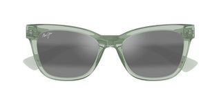 Maui Jim Hiwahiwa Mj0689s Women Green Squared Sunglasses