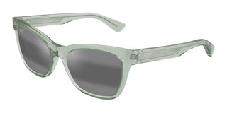 Maui Jim Hiwahiwa Mj0689s Women Green Squared Sunglasses