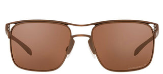 Oakley HOLBROOK TI OO 6048 men Brown Geometric Sunglasses