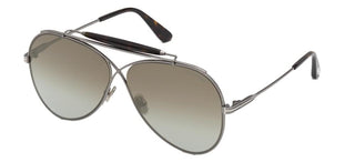 Tom Ford HOLDEN FT 0818 unisex Ruthenium Pilot Sunglasses