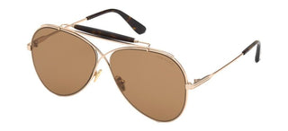 Tom Ford HOLDEN FT 0818 unisex Rose gold Pilot Sunglasses