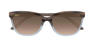 Maui Jim Honi Mj0758s Unisex Havana Geometric Sunglasses