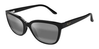 Maui Jim Honi Mj0758s Women Black Geometric Sunglasses