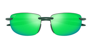 Maui Jim Ho'kipa Ultra Mj0676s Unisex Green Squared Sunglasses