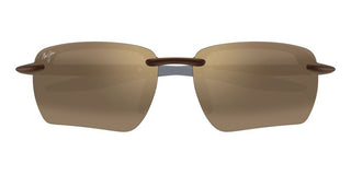 Maui Jim Ho’okipa Ultra G Mj0336s Unisex Brown Rectangle Sunglasses