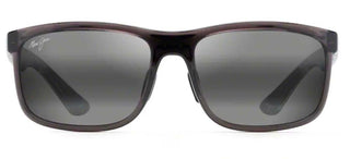 Maui Jim Huelo Mj0449s Unisex Grey Squared Sunglasses