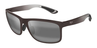 Maui Jim Huelo Mj0449s Unisex Grey Squared Sunglasses