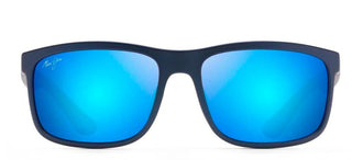 Maui Jim Huelo Mj0449s Unisex Blue Squared Sunglasses