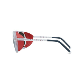 Vuarnet Outdoor Protection Ice 01 Men White Round Sunglasses