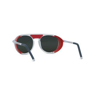 Vuarnet Outdoor Protection Ice 01 Men White Round Sunglasses
