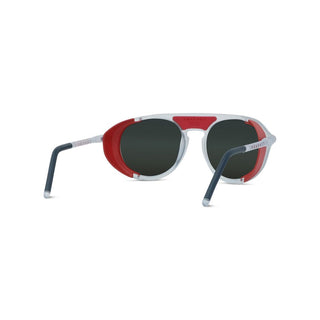 Vuarnet Outdoor Protection Ice 01 Men White Round Sunglasses