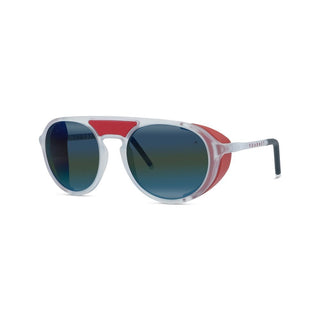Vuarnet Outdoor Protection Ice 01 Men White Round Sunglasses