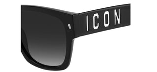 Dsquared2 ICON 0003/S men Black Geometric Sunglasses