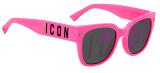 Dsquared2 ICON 0005/S women Pink Geometric Sunglasses
