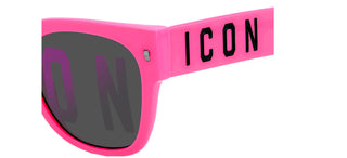 Dsquared2 ICON 0005/S women Pink Geometric Sunglasses