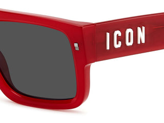 Dsquared2 ICON 0008/S men Red Squared Sunglasses