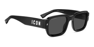 Dsquared2 ICON 0009/S men Black Squared Sunglasses