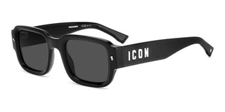Dsquared2 ICON 0009/S men Black Squared Sunglasses