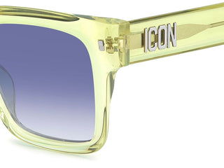 Dsquared2 ICON 0010/S men Green Squared Sunglasses