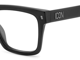 Dsquared2 ICON 0013 men Black Squared Eyeglasses