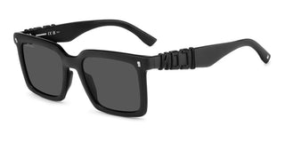 Dsquared2 Icon 0025/s Men Black Rectangle Sunglasses