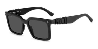 Dsquared2 Icon 0025/s Men Black Rectangle Sunglasses