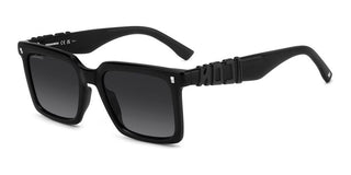 Dsquared2 Icon 0025/s Men Black Rectangle Sunglasses