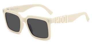 Dsquared2 Icon 0025/s Men White Rectangle Sunglasses