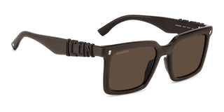 Dsquared2 Icon 0025/s Men Brown Rectangle Sunglasses