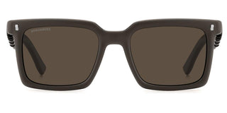 Dsquared2 ICON 0025/S men Brown Rectangle Sunglasses