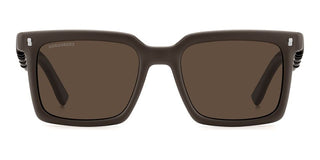 Dsquared2 Icon 0025/s Men Brown Rectangle Sunglasses