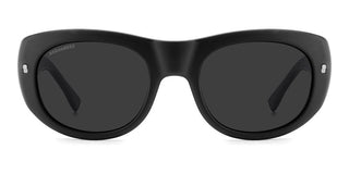 Dsquared2 ICON 0028/S unisex Black Oval Sunglasses