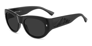 Dsquared2 ICON 0028/S unisex Black Oval Sunglasses
