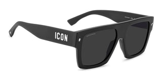 Dsquared2 Icon 0030/s Men Black Rectangle Sunglasses