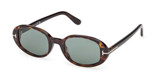 Tom Ford IGGY FT1364 women Havana Oval Sunglasses