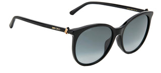 Jimmy Choo ILANA/F/SK women Black Geometric Sunglasses