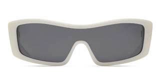 Dita ILAYA unisex White Shield Sunglasses
