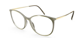 Silhouette ILLUSION LITE FULLRIM 1606 women Green Cat Eye Eyeglasses