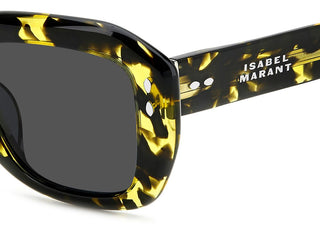 Isabel Marant IM 0108/G/S women Havana Squared Sunglasses