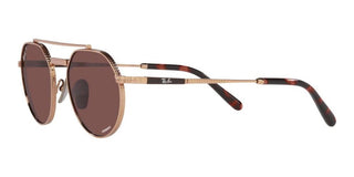 Ray-Ban JACK II TITATIUM RB 8265 unisex Gold Pilot Sunglasses