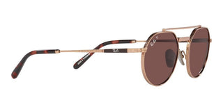 Ray-Ban JACK II TITATIUM RB 8265 unisex Gold Pilot Sunglasses
