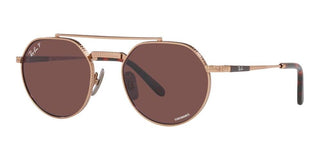Ray-Ban JACK II TITATIUM RB 8265 unisex Gold Pilot Sunglasses