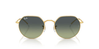 Ray-ban Jack Rb 3565 Unisex Gold Round Sunglasses