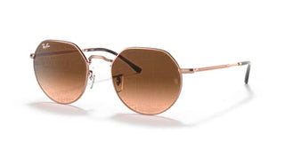 Ray-Ban JACK RB 3565 unisex Brown Round Sunglasses