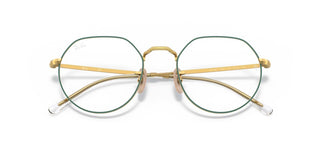 Ray-Ban JACK RX 6465 unisex Green Geometric Eyeglasses