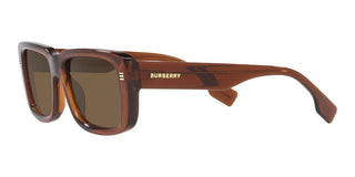 Burberry JARVIS BE 4376U men Brown Geometric Sunglasses