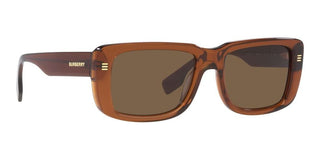 Burberry JARVIS BE 4376U men Brown Geometric Sunglasses
